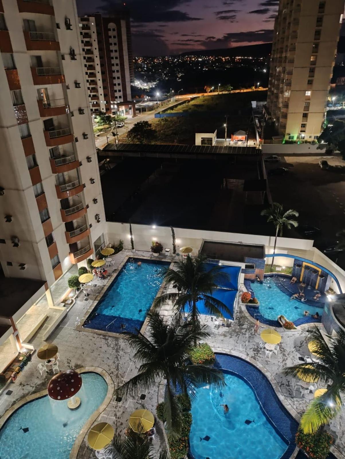 Jardins Das Thermas - Caldas Novas Vista Para Piscina Екстериор снимка